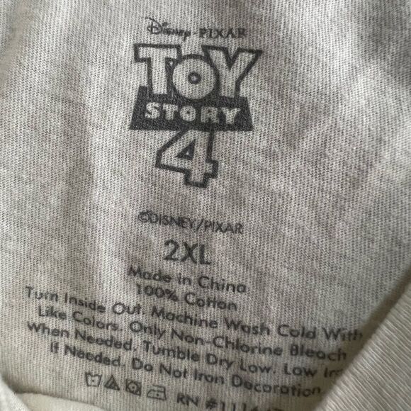 Toy Story 4 t shirt kids size 2X - Picture 4 of 5